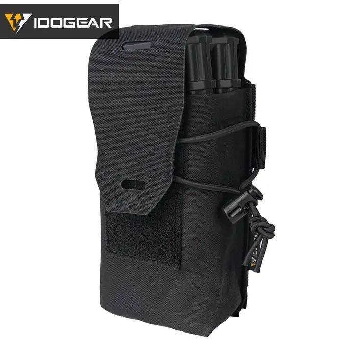 IDOGEAR tactique Double 5.56 pochette magnétique MOLLE pochette pour magazines porte-monnaie chasse