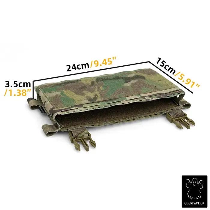 Panneau avant Ghost Action Tactical MK5 pour gilet de poitrine - Compatible FCSK, JPC, LV119