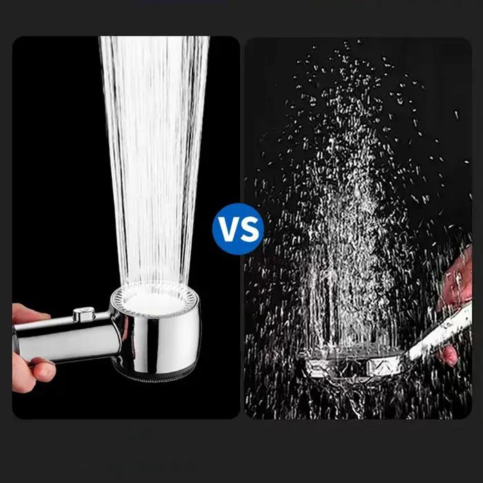Pomme de douche filtre universelle à main grand débit purificateur d'eau pour salle de bain