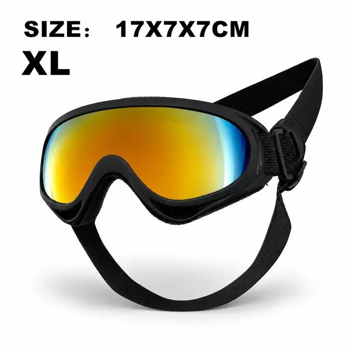 Lunettes de protection pour animaux de compagnie, réglables, anti-UV, anti-éblouissement, coupe-vent