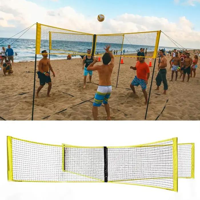 Filet de volley-ball croisé multi-joueurs