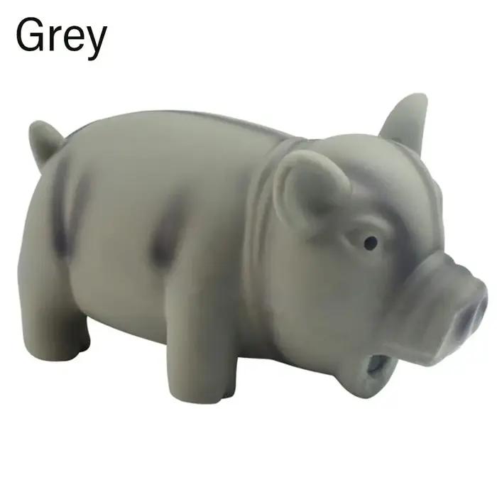 Jouets à mâcher en latex pour animaux de compagnie, son de overen caoutchouc mignon, grincement, gri