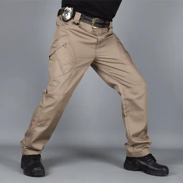 Pantalon cargo tactique homme imperméable décontracté multi-poches pour randonnée entraînement et activités outdoor printemps été