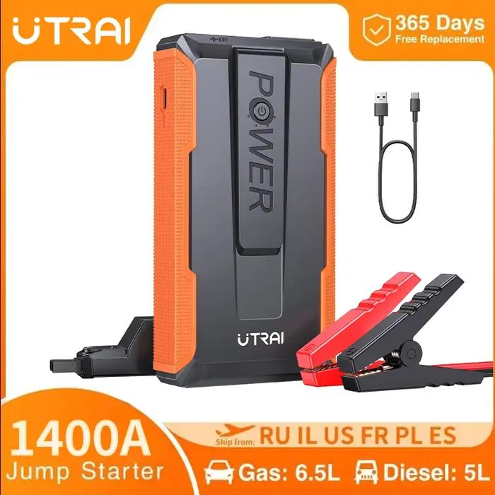 UTRAI-Démarreur automatique pour voiture diabétique, banque d'alimentation portable, démarreur de ba