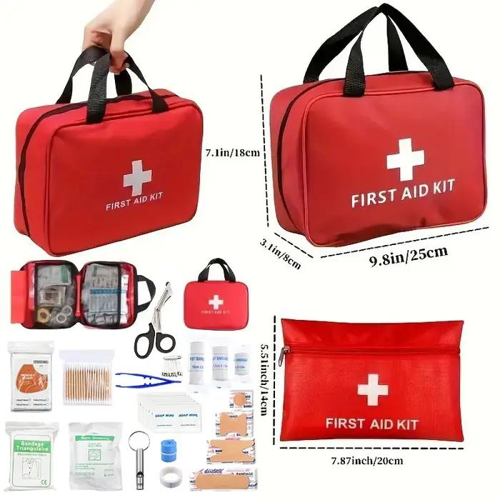 Trousse de premiers secours, fournitures de premiers secours pour les situations d'urgence et de survie | Idéal pour les voitures, les camions