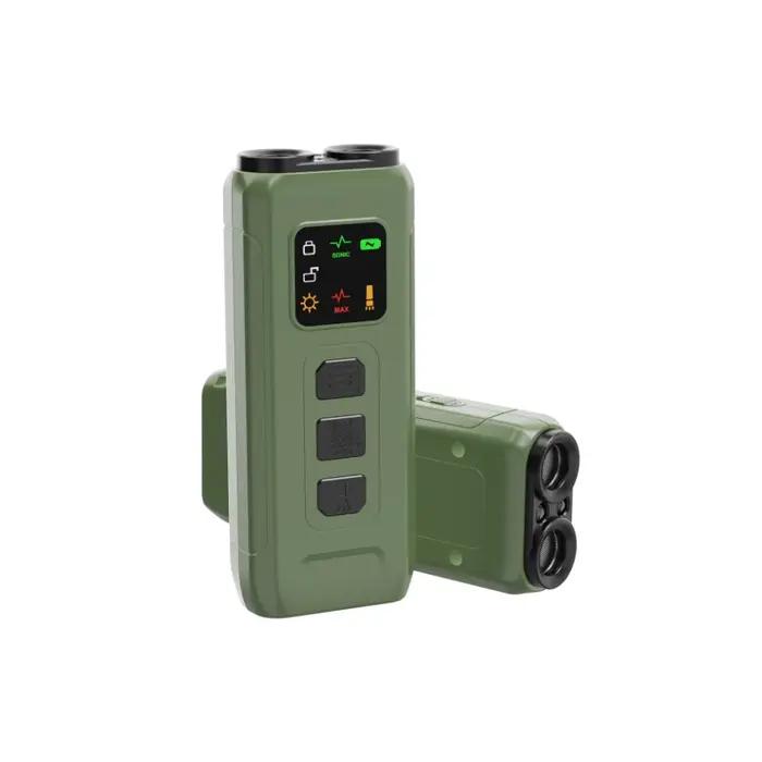 Dispositif Répulsif Anti-Aboiement pour Chiens à Double Tête avec Flash LED, Contrôle des Aboiements en Extérieur, Appareil Anti-Aboiement Rechargeable pour Chiens