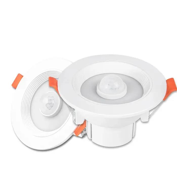 PIR capteur de mouvement Spot LED Downlight Lamparas 5W 10W 15W 20W maison intelligente LED Spot pou