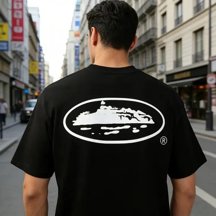 T-shirt décontracté à manches courtes imprimé bateau