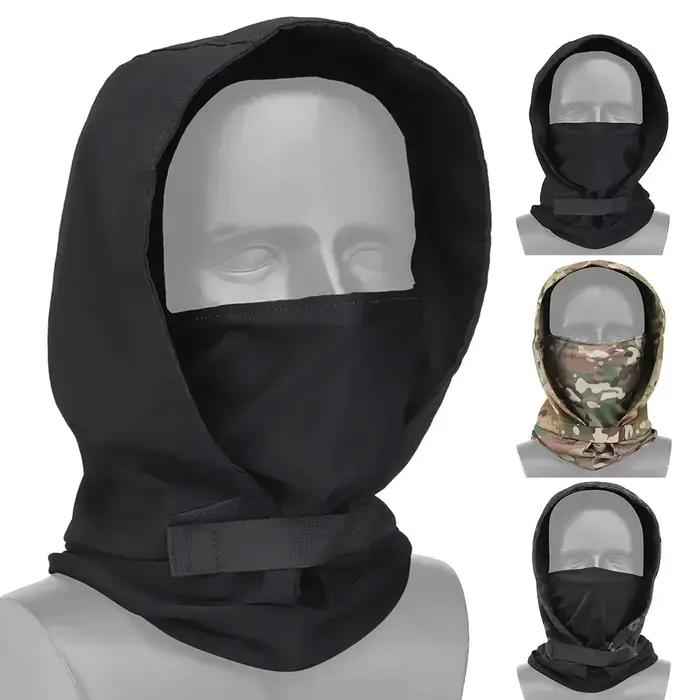 Cagoule tactique respirante pour chasse airsoft balaclava masque combat cosplay Halloween capuche