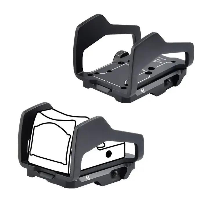 Support de visée tactique Airsoft REX à points rouges, support de visée réflexe adapté au fusil sur