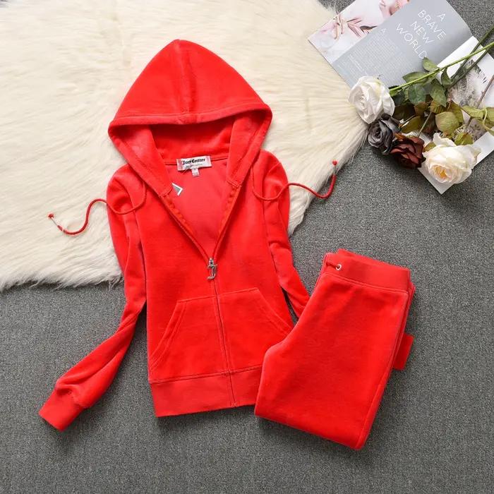 Ensemble de survêtement en velours 666 avec diamants 2026 pour femme, style Y2K, printemps et automne, activité sportive, confort douillet, fermeture éclair, matériau coton polyester