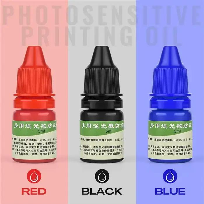 Encre pour vêtements textiles, 5ml, bleu, rouge, noir, encre spéciale pour étudiants, enfants, nom, impression sur vêtements, imperméable, ne se décolore pas