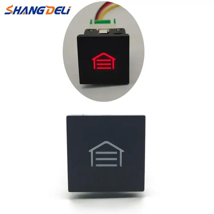 Bouton de commutation de Garage à lumière LED rouge pour voiture, interrupteur marche/arrêt pour VW