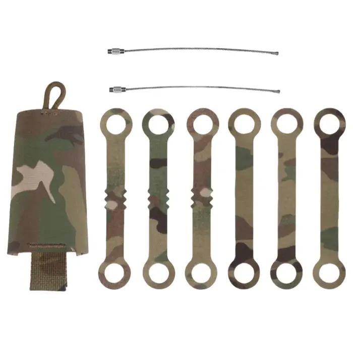 Poches de rangement MOLLE pour bâtons fluorescents 6 pièces - Sac portable pour chem-lights de chasse