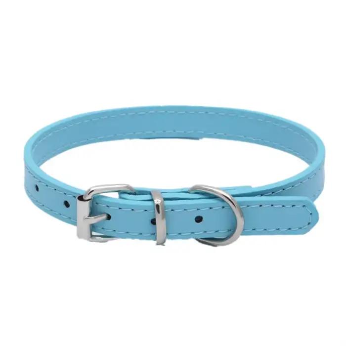 Collier pour chien multicolore simple, taille réglable, adapté aux chiens de petite, moyenne et gran