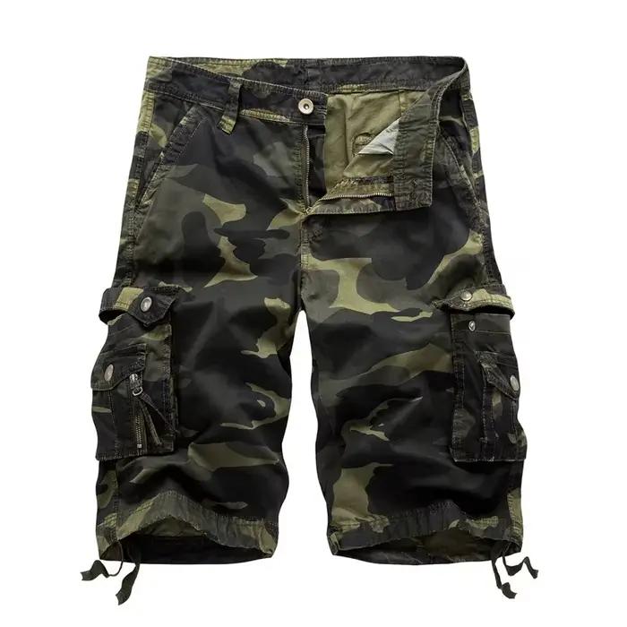 Short camouflage ample pour homme grande taille confortable travail et loisirs outdoor