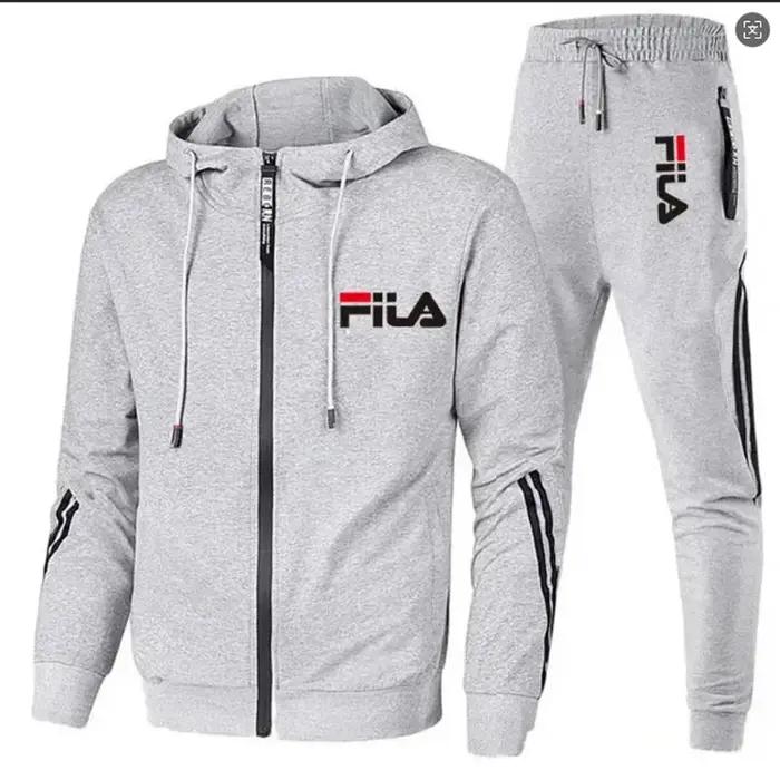 Ensemble de jogging décontracté deux pièces pour homme 2026 : veste zippée d'extérieur printemps-aut