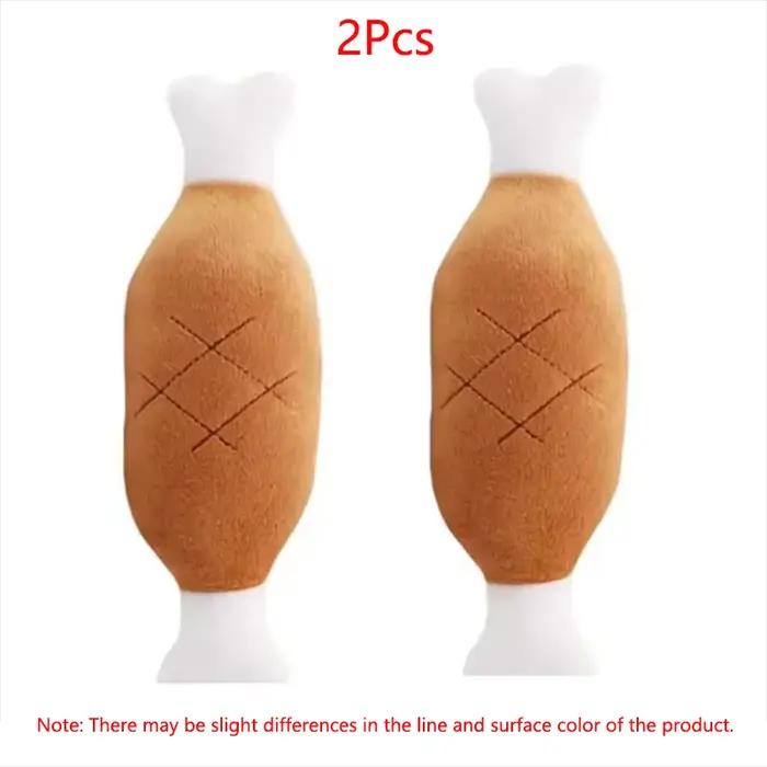Jouet en peluche grinçante en polaire pour chiens et chats brun jaune or jouet interactif pour petits moyens grands chiens et chats occasions spéciales