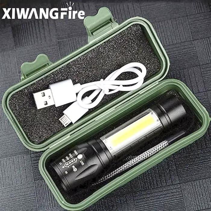 Lampe de poche LED Zoom Rechargeable Portable XP-G Q5
