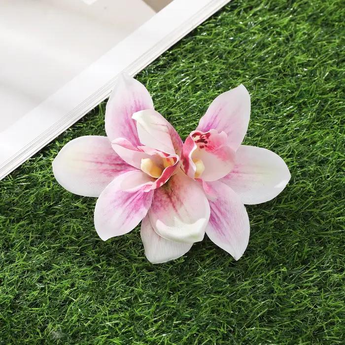 Pinces à cheveux à fleurs d'orchidées