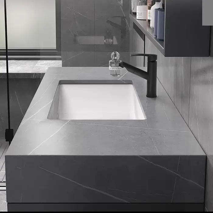 Lavabo sol armoires de salle de bain Vintage tiroir lumière toilette armoires de salle de bain Intel