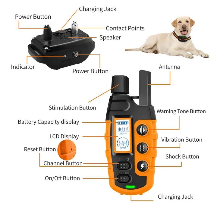 Collier de dressage électrique pour chien