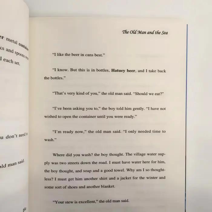 Le Vieil Homme et la Mer Ernest Hemingway Classique mondial de la littérature Roman anglais Édition du chef-d'œuvre primé du prix Pulitzer