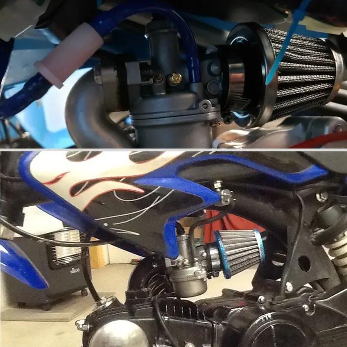 ZSDTRP-Filtre à air à pince universel pour carburateur de moto, nettoyeur conique d'entrée, 35mm 38m