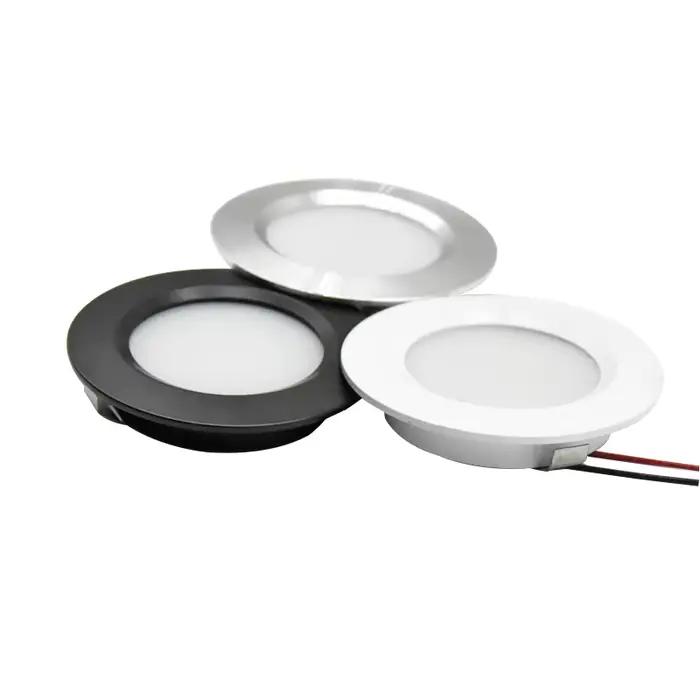 Dimmable 3W 5W 12V 24V Led Spot Light Slim14mm encastré plafonnier D55mm maison hôtel salon ampoule
