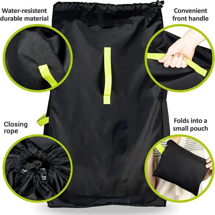 Grand sac de siège de voiture Oxford 420D, pour voyage en avion, poussette de bébé, housse anti-pous