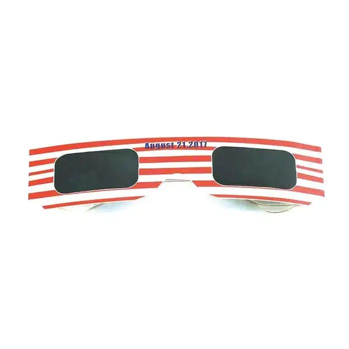 10 paires lunettes éclipse solaire papier protection yeux anti-UV observation sécurité enfants adulte