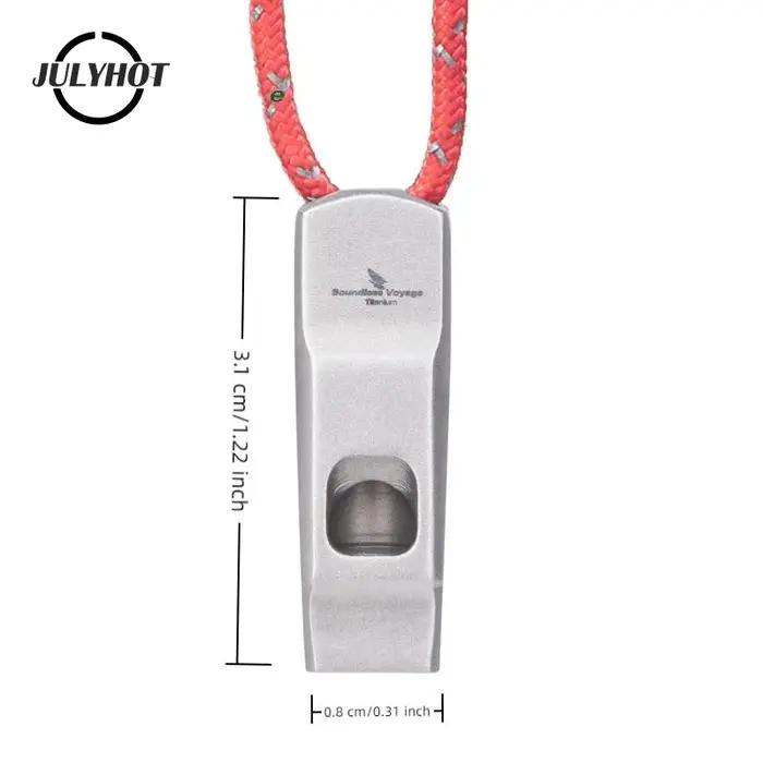 Sifflet de survie avec cordon, sifflet d'urgence fort et étanche pour équipement de sécurité en plein air, randonnée, kayak, chasse