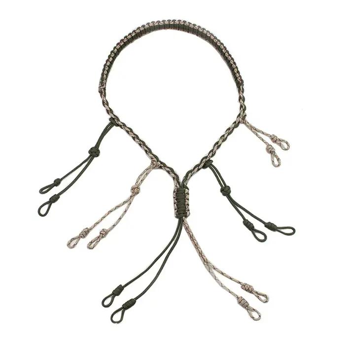 Corde lanière pour appel canard chasse - Accessoire décrocheur pour sifflets et leurres d'oiseaux sauvages