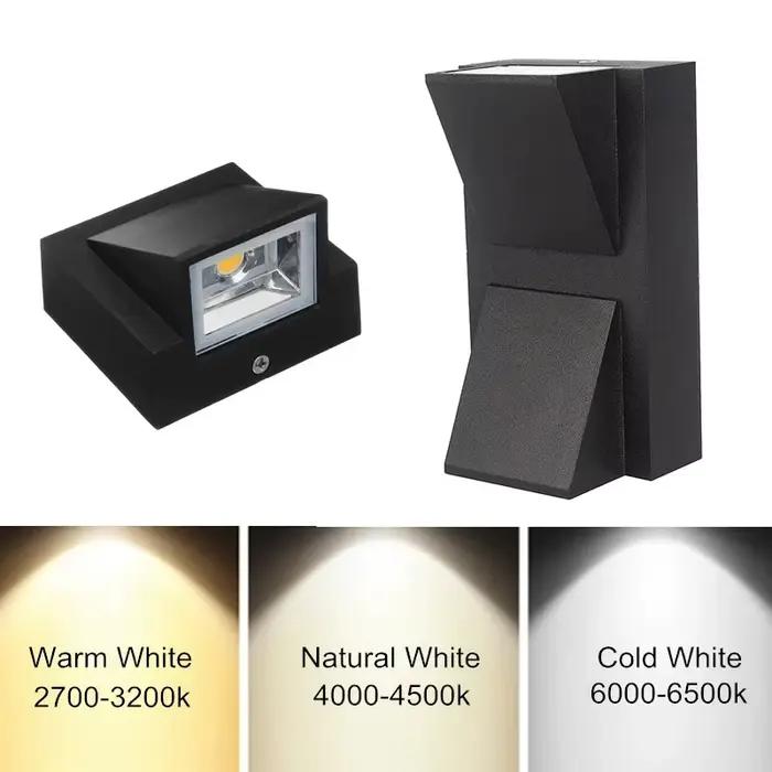 5W 10W mur LED lampe étanche IP65 extérieur applique murale balcon jardin décoration éclairage lampe