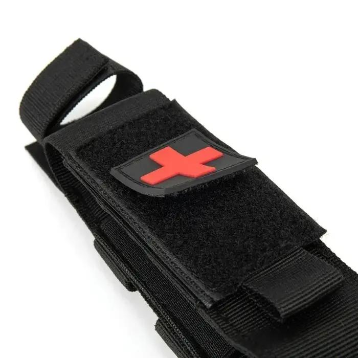 Pochette de garrot en Nylon de premiers secours tactique pour chat, étui pour couteau de chasse en plein air, paquets de ciseaux médicaux, équipement d'urgence en plein air