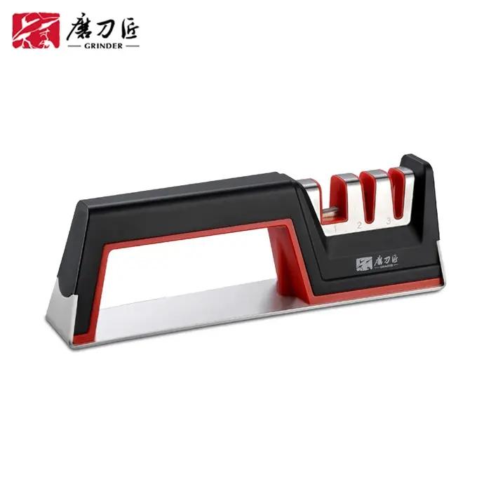 Système d'affûtage professionnel pour couteaux de cuisine GRINDER, en carbure et céramique, machine à affûter les couteaux TAIDEA