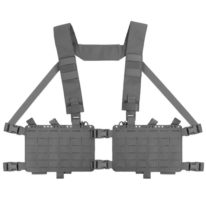 Gilet tactique de poitrine à système Molle découpé