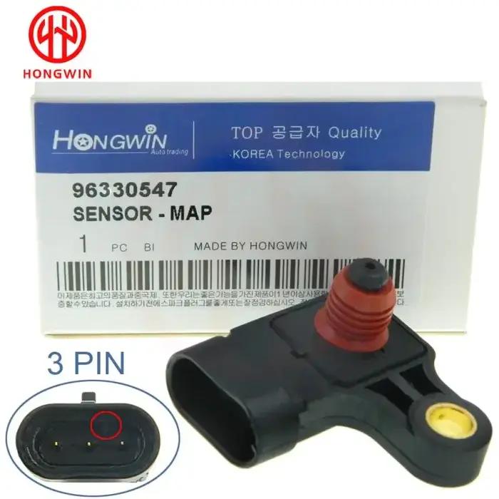Capteur MAP 96330547 25184081 Convient à la pression absolue du collecteur Chevy Aveo 1.4L Daewoo Matiz Kalos 2.0L