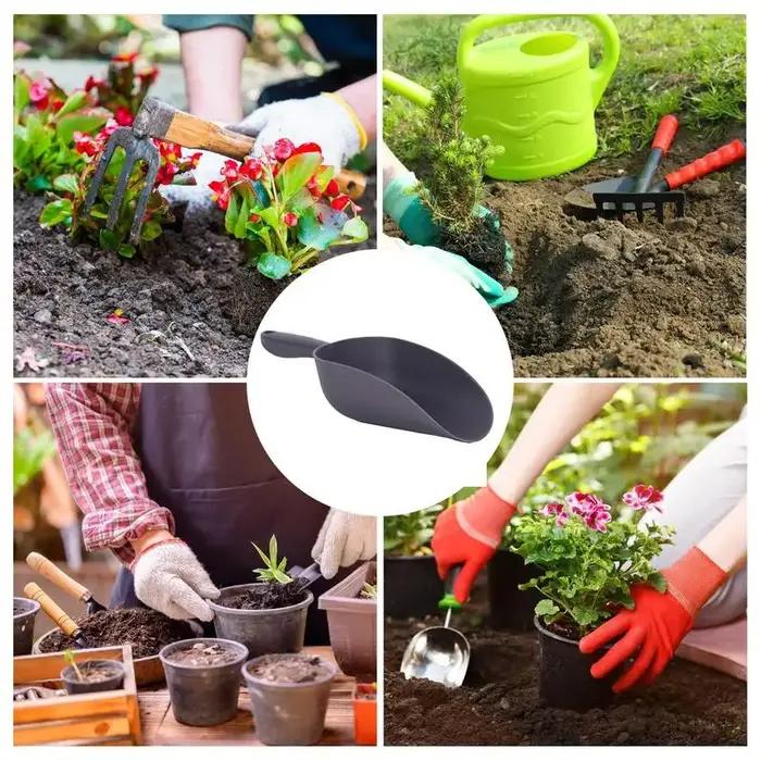 Pelle à sol de grande capacité, avec poignée ergonomique, outils manuels de jardinage pour Pot de je