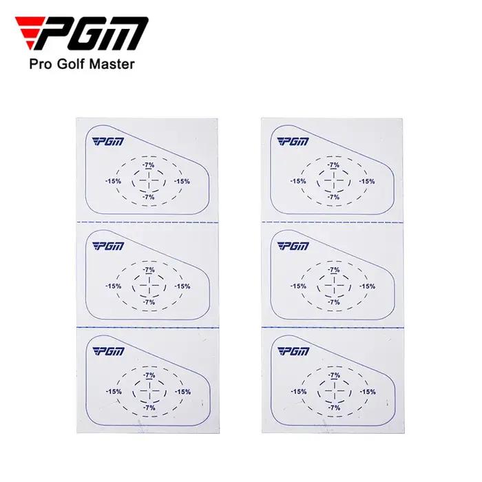 Papier de notation pour clubs de golf, 6 autocollants en bois + 6 autocollants en fer pour obtenir l