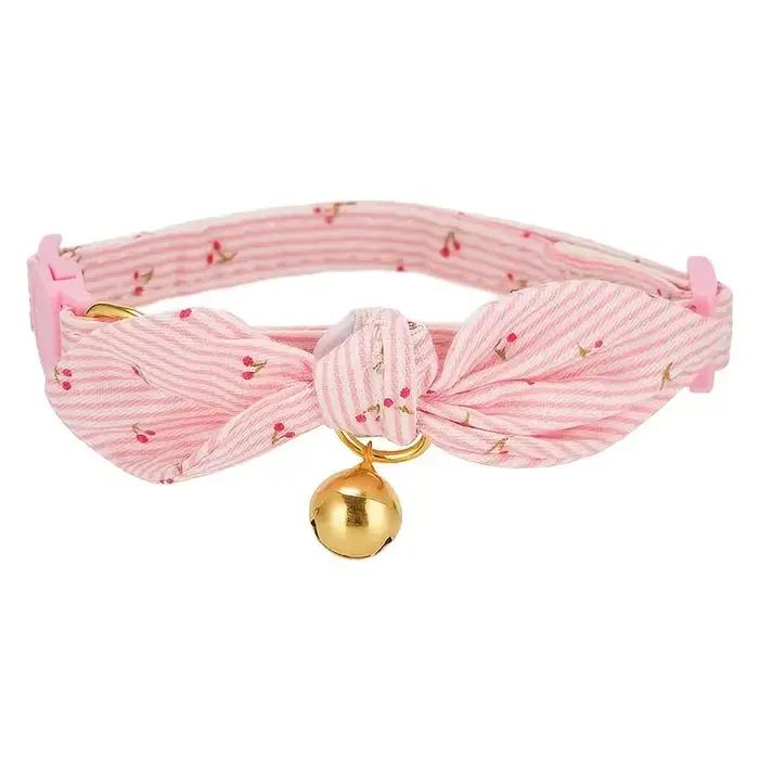 Collier pour animaux de compagnie, collier réglable et détachable, collier de style mignon pour chie