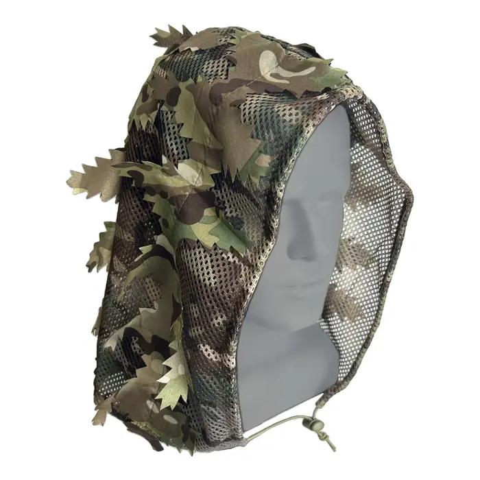 Casquette de chasse en maille vichy respirante pour observation des oiseaux tir de précision airsoft wargame et CS hommes toutes saisons