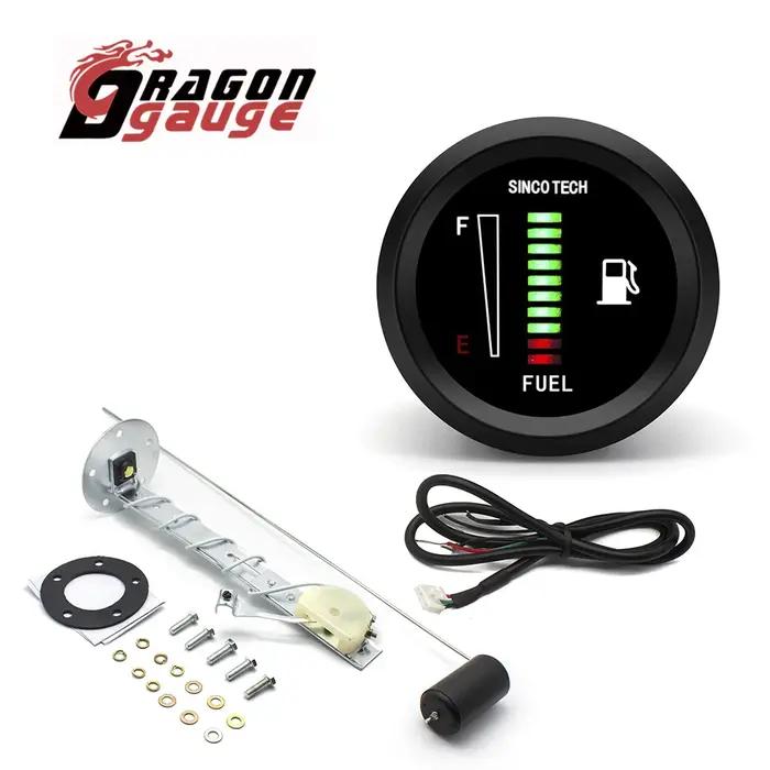 Jauge de niveau de carburant pour voiture, 2 pouces, 52mm, avec capteur de flotteur de carburant, af