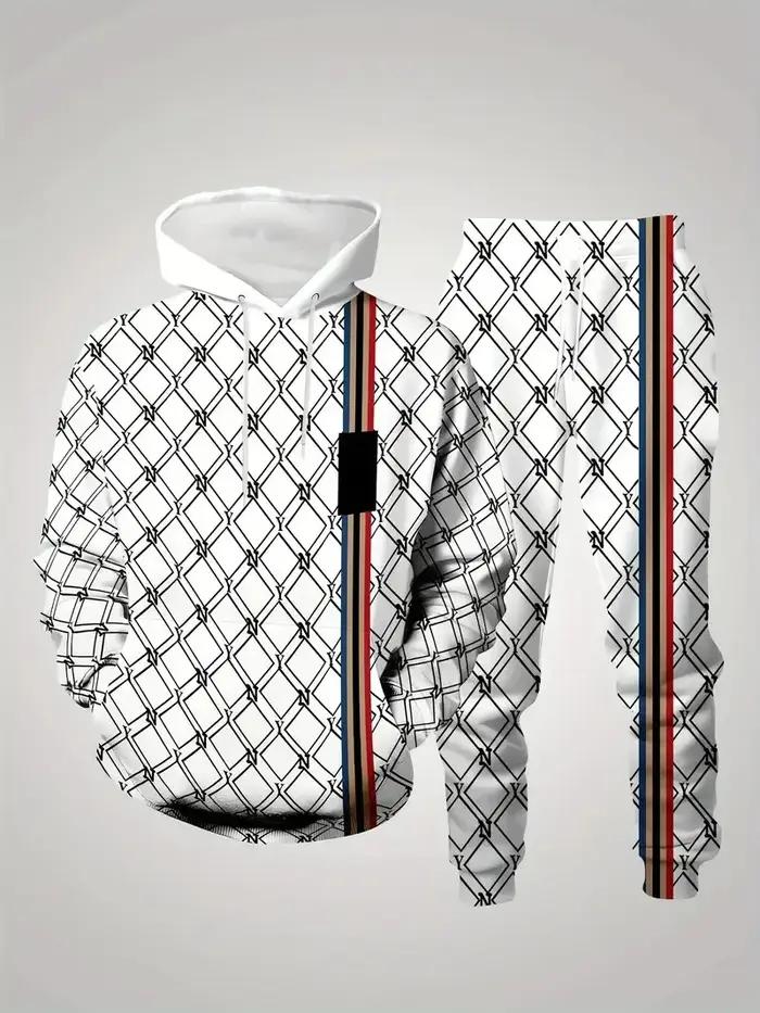 Le nouvel ensemble pour hommes pour le printemps et l'automne 2025 présente une impression de motifs