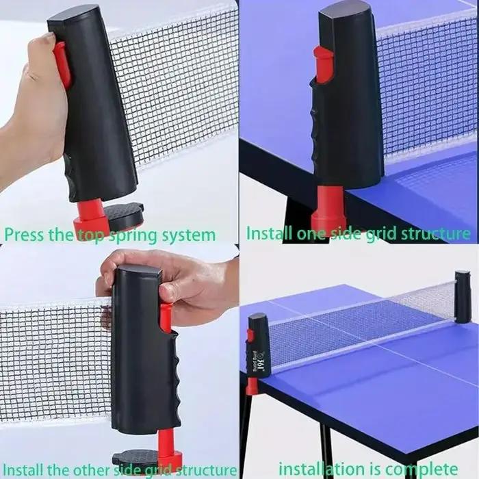 Nouveau Rétractable 2026 : Filet de Tennis de Table Portable pour Entraînement et Compétition – Accessoire de Sport Polyvalent pour Poteaux de Ping-Pong
