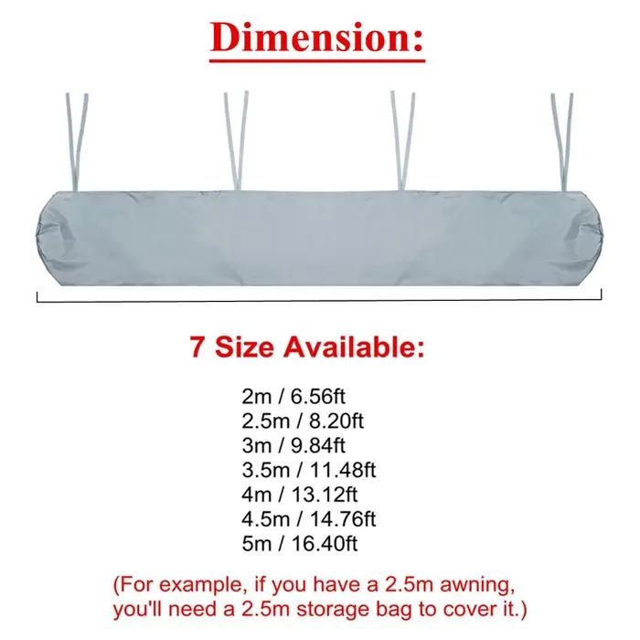 Auvent de Patio Oxford 2/2, 5/3/3, 5/4/4, 5/5m, sac de rangement d'hiver, abri de jardin, couverture