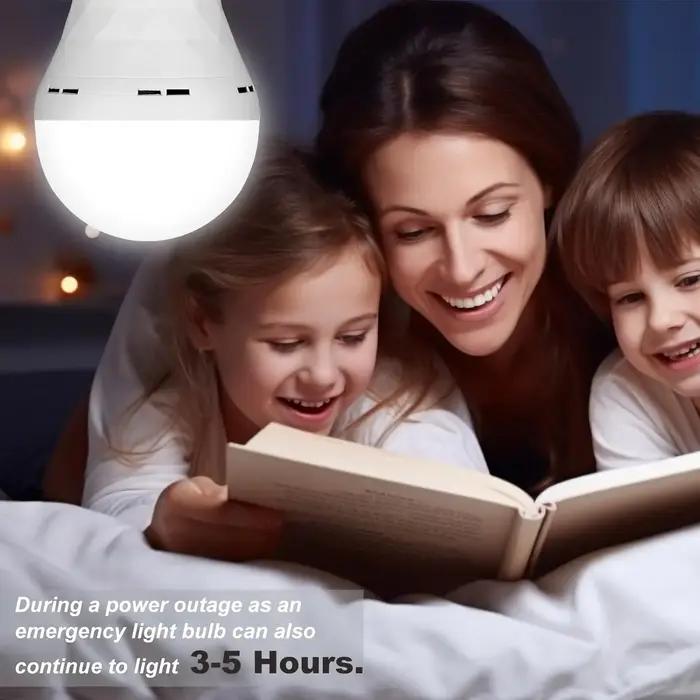 Ampoule LED USB e27, ampoule Rechargeable, batterie intelligente, commande tactile, ampoule LED à in