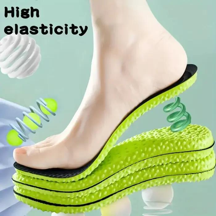 1 paire de semelles intérieures de Sport pour course à pied plat, modèles orthopédiques de fasciite plantaire pour hommes et femmes, Support de voûte plantaire, baskets, coussinets de chaussures