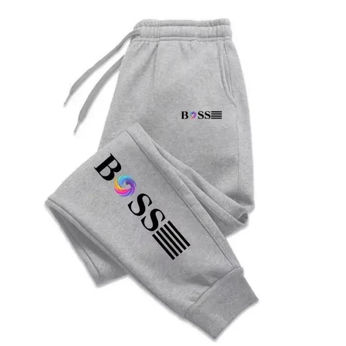 Pantalons de sport décontractés pour homme en polyester motifs imprimés confortable et léger pour activités quotidiennes et sorties automne hiver