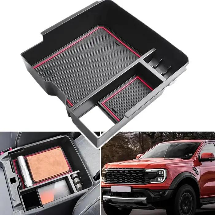 Boîte de rangement pour accoudoir de voiture, plateau, support organisateur de Console pour Ford Ran